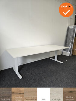 Bureau Basic - Zit-sta - Elektrisch verstelbaar - 180x80 / 200x80 - Bladkleur naar keuze