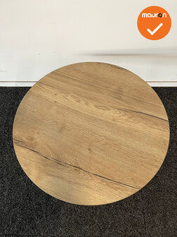 Vergadertafel - Laag model - rond - 120 cm - Bladkleur naar keuze