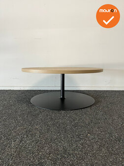 Vergadertafel - Laag model - rond - 120 cm - Bladkleur naar keuze