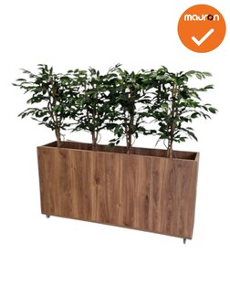 Verrijdbare plantenbak - 160x80cm - Cognac Walnoten