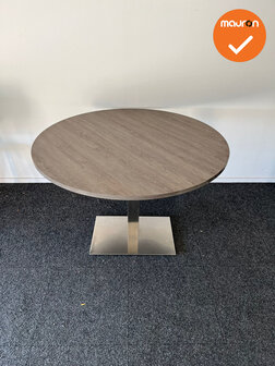 Vergadertafel - rond - 120 cm - Bladkleur naar keuze