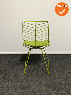 Design vergaderstoel Arper - Leaf chair - groen