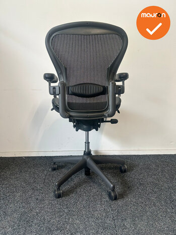 Herman Miller - Aeron - B - zwart voetkruis