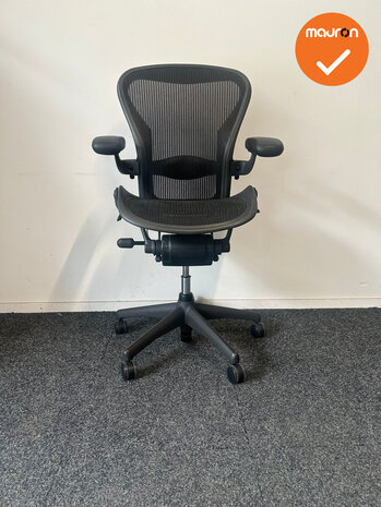 Herman Miller - Aeron - B - zwart voetkruis