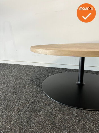 Vergadertafel - Laag model - rond - 120 cm - Bladkleur naar keuze