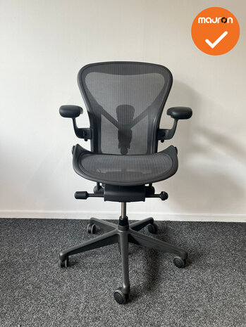 Herman Miller - Aeron - B - Special Edition - Zwart voetkruis