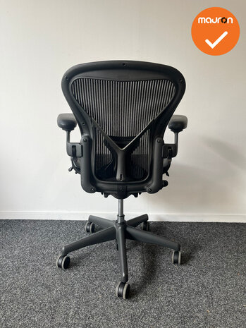 Herman Miller - Aeron - A - Zwart voetkruis