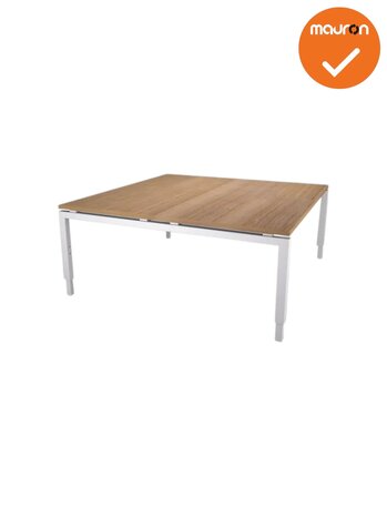 Mauforce NIEUW - Vergadertafel - 160x160cm - Bladkleur naar keuze - Onderstel naar keuze