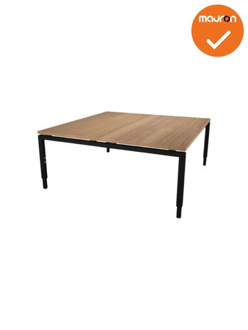 Mauforce NIEUW - Vergadertafel - 160x160cm - Bladkleur naar keuze - Onderstel naar keuze