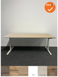 Ahrend Balance Bureau - Elektrisch - Wit onderstel - 160x80 - Bladkleur naar keuze