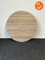 Nieuw vergaderblad - Rond - 120cm - Oak Medium/Robson eiken